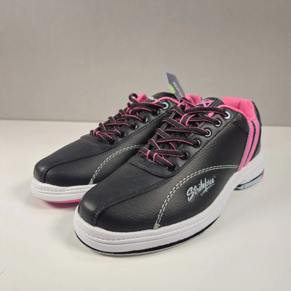 Strikeforce Starr RH Women's Bowling Shoes Size 8.5 Black Pink New L-922